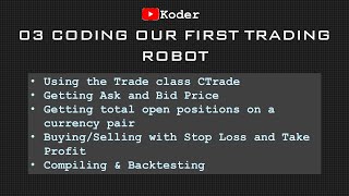 03 Coding Our First Trading Robot - Random Trader - MQL5