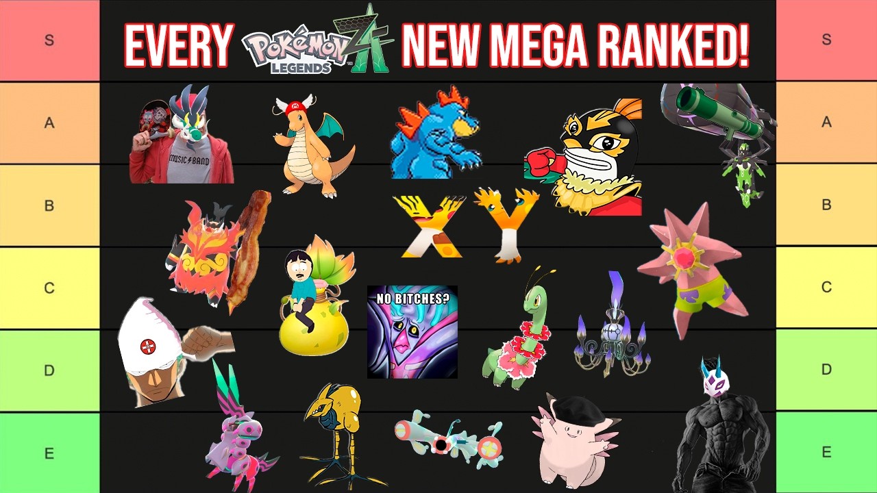 Let's rank ALL NEW MEGAS from Legends ZA!