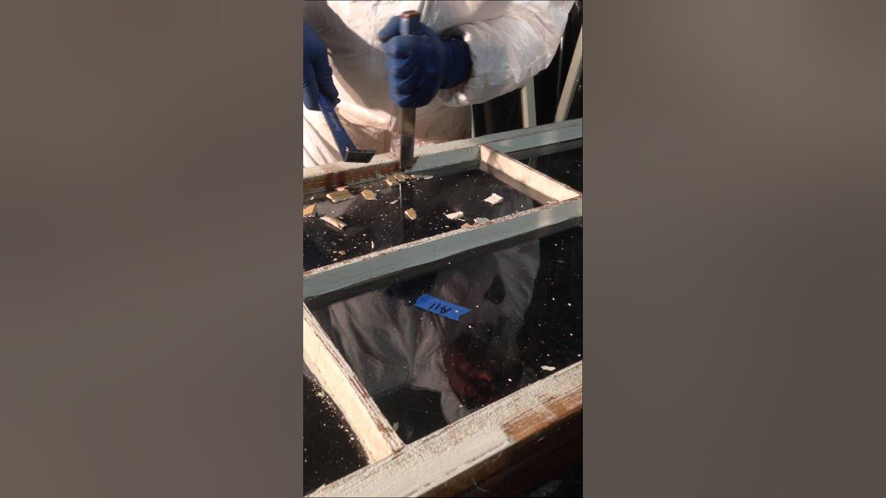 How to deglaze a historic sash window YouTube