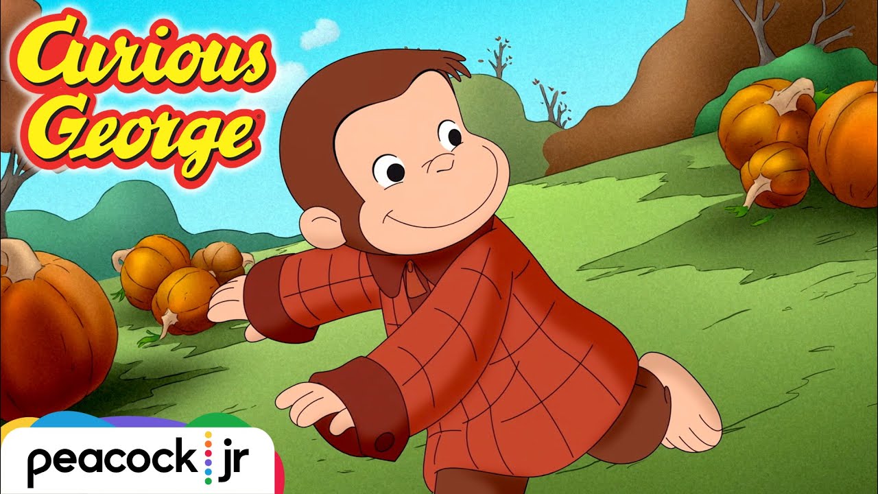 Curious George Pumpkin Coloring Pages