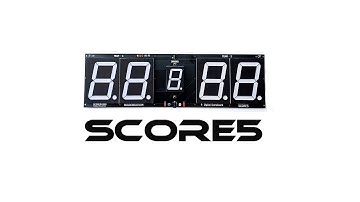 SCORE5- Arduino Scoreduino based 5 digits digital Scoreboard  with innings display- 3 and 5 inches