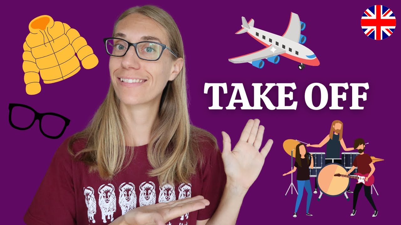 Frázové sloveso TAKE OFF: Znáte jeho 5 významů?