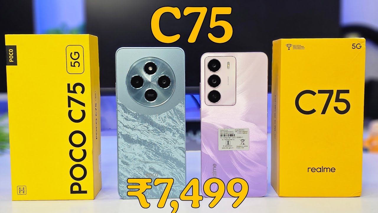 Poco C75 Vs Realme C75 Which 5G Smartphone is BEST For You - YouTube