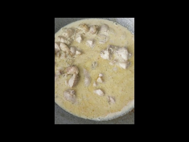 HomeMade Chicken Mushroom Carbonara Sauce Recipe class=