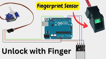 Fingerprint Door Lock System using Arduino | OLED, Servo Motor & Lock Mechanism DIY