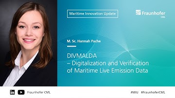 MIU: DIVMALDA - Digitalization and Verification of Maritime Live Emission Data
