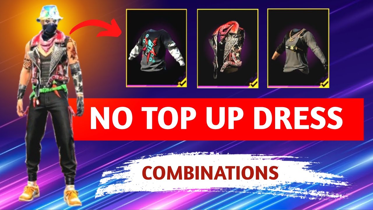 NO TOP UP DRESS COMBINATION 😍 || FREE STYLE DRESS COMBINATION 😎 || VENOM 99 💥  || 
