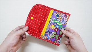 Smart and Easy  Coin purse and card wallet sewing tutorial