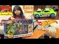 Kids&#39; TOY CARS! Building Customized HOT WHEELS Car. Hot Wheels DRAG RACING Playtime