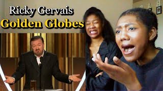 Ricky Gervais Monologue 2020 Golden Globes Reaction | Katherine Jaymes