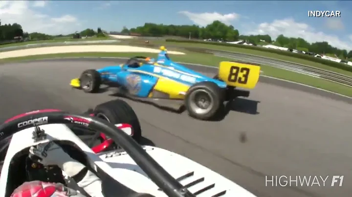 Hunter McElrea and Matthew Brabham collide at Barb...