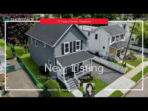 17 HENRY STREET, Freehold, NJ home video tour