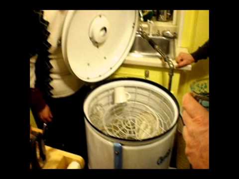 The 1930's Conover dishwasher, part 1 - YouTube