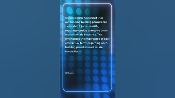 Must a Buyer accept an Open Building Permit on Closing?