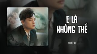 Download Lagu E Là Không Thể (Orinn Lofi Ver) - Anh Quân x Đông Thiên Đức | LYRICS VIDEO MP3 Download Lagu E Là Không Thể (Orinn Lofi Ver) - Anh Quân x Đông Thiên Đức | LYRICS VIDEO MP3