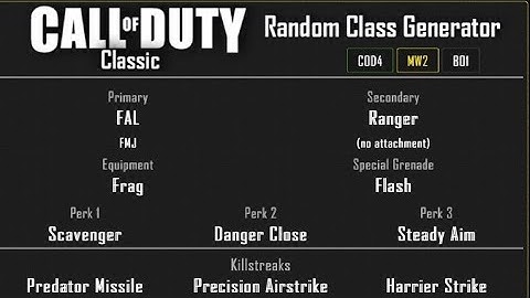 MW2 - Terminal Domination (29-17) Random Class Generator #225 [2022]