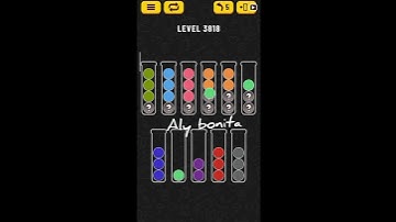 ball sort puzzle level 3818