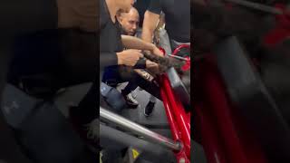 Girl's Hair Stuck in Gym Machine