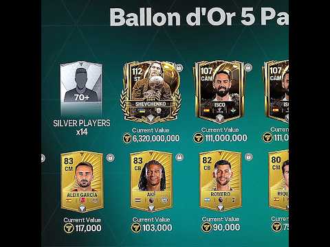 Ballon D Or Packs Are Crazy Fcmobile