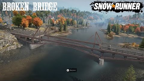 Fixing The Broken Bridge The Albany River Phase 9 Ontario Canada Snowrunner New Update/DLC Gameplay