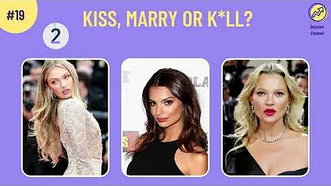 Who Would You Kiss, Marry  Or K*ll? CELEBRITY Edition | 2023 Edition