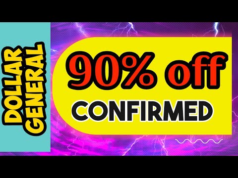 Dollar General October 18th Markdowns Confirmed 90% off