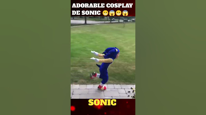 😍 ADORABLE COSPLAY DE SONIC | Sonic 2