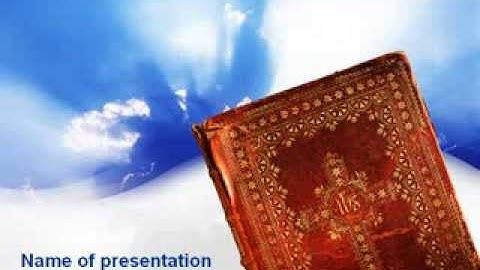Bible PowerPoint Template by PoweredTemplate.com