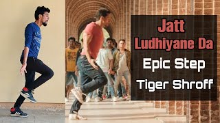 Jatt Ludhiyane Da Tiger Shroff Steps Tutorial | Student of the year 2