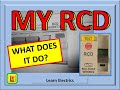RCD what does it do. What does my RCD or RCCB do. How does an RCD keep me safe.