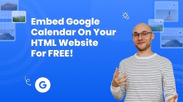 How to embed Google calendar on HTML for FREE? #embed #googlecalendar #free #html