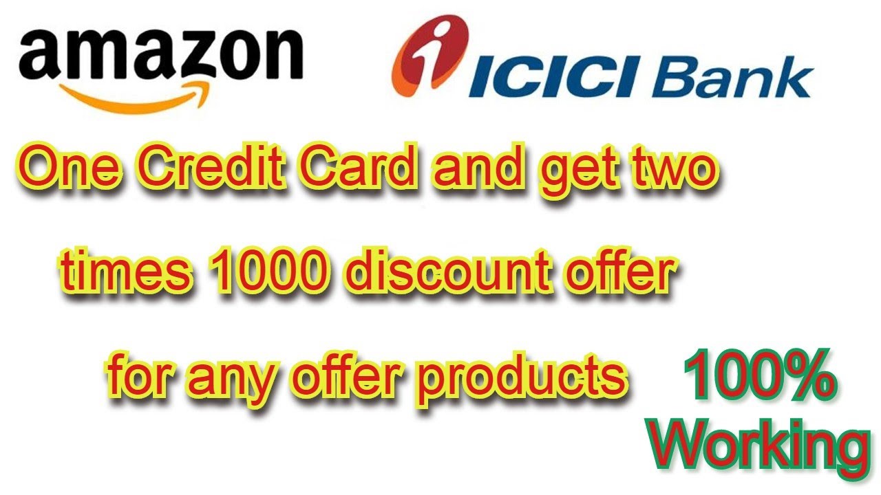 How to get two times amazon rs1500 discount using ICICI Virtual Credit