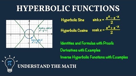 Hyperbolic Functions in Calculus | Definitions, Identities, Derivatives, and Inverses