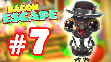 Bacon Escape - Gameplay Walkthrough Part 7 - Squawky Crow with Old Thunder Level 13 ( iOS )