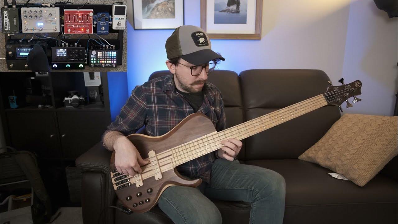 Bass live looping with the Empress Effects ZOIA and Hologram Microcosm