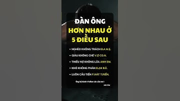Đàn ông hơn nhau ở 5 điều sau #nguyenvantruongofficial #shorts #baihoccuocsong #trietlycuocsong #nvt