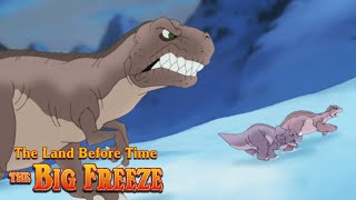 Run Away From the Sharptooth | The Land Before Time VIII: The Big Freeze