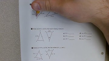 Unit 4, Notes 2 -  Congruent Triangles
