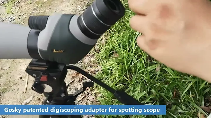 How to Use Gosky Smartphone Adapter for Binoculars & Spotting Scopes | Telescope Photo Mount Demo