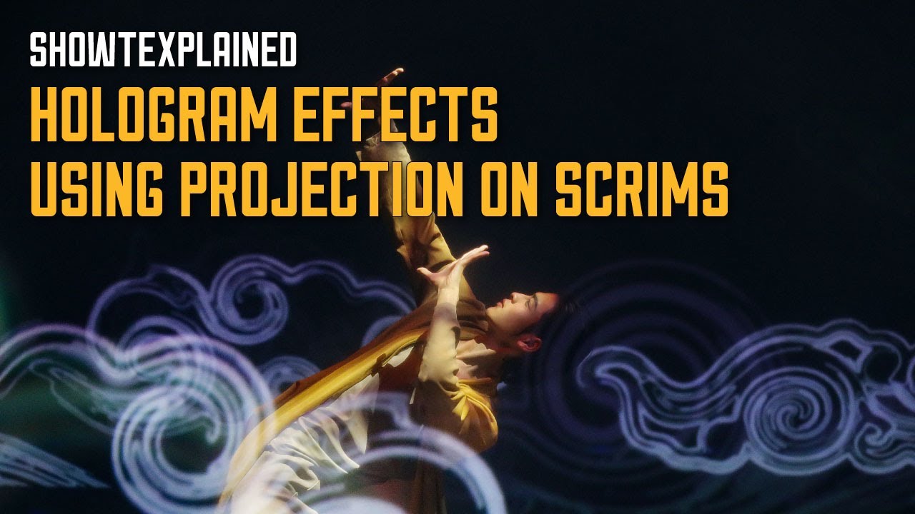 ShowTexplained: Hologram effects using projections on scrims by ShowTex