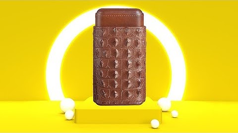 Bao da đựng xì gà đẹp đẳng cấp chính hãng Lubinski YJA50004 - Ambe.vn