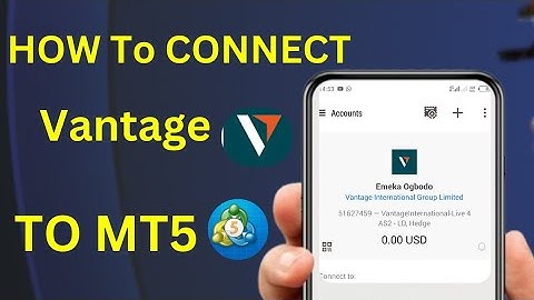 How To Connect Vantage To Metatrafer5 (Mt5)