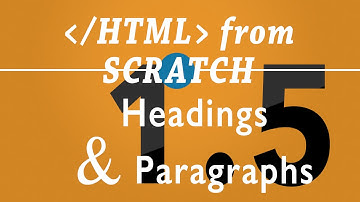 Headings & Paragraphs | Episode 1.5 | HTML from scratch | Shield Eagle
