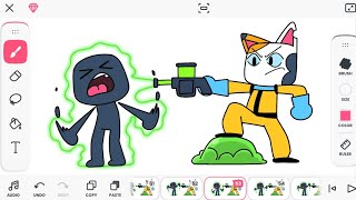 Sam vs Hider Roblox Flipaclip Animation