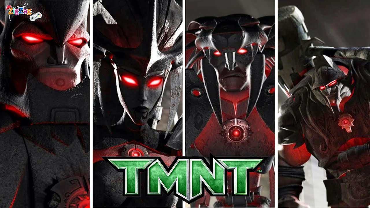 TMNT | All Bosses + End Cutscenes Movie Game | ZigZagGamerPT - YouTube