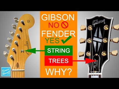 why-do-fenders-have-string-trees-and-gibsons-don't?