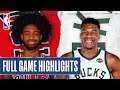 BULLS at BUCKS | FULL GAME HIGHLIGHTS | November 14, 2019