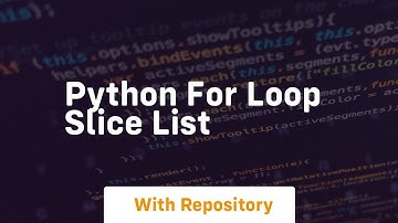 python for loop slice list