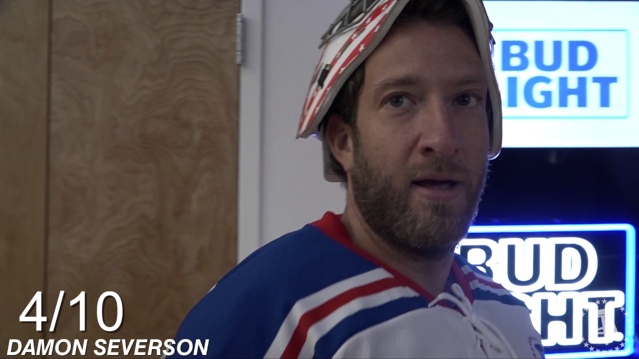 el presidente de venezuela Barstool Goalie Challenge Featuring Damon Severson And Keith Kinkaid Of The New Jersey Devils