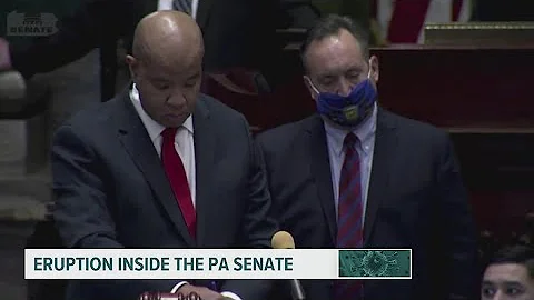 Chaos erupts in Pa. Senate as GOP blocks a Democrat from being sworn-in due to election debate